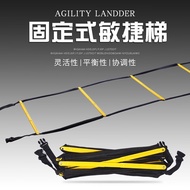 AT-🌞Ladder Fixed Hurdle Rope Ladder for Training Children's Energy Ladder Rope Ladder Rope Ladder Sensitive Ladder Speed