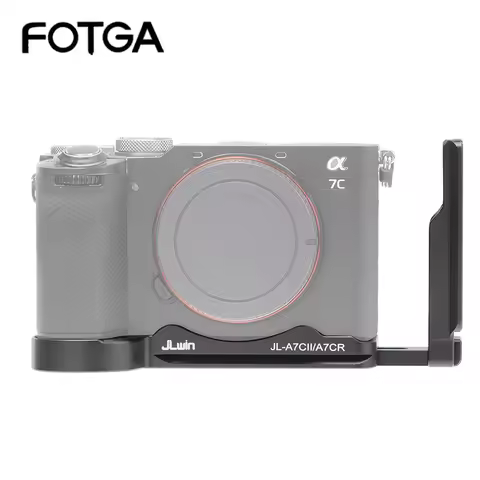 FOTGA L Shape For Sony A7C2 A7CII A7CR Camera Vertical Shooting For Ronin Bracket Plate Baseplate Qu