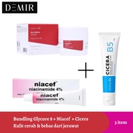 Bundling Glycore 8 + Niacef + Cicira Skin Brightening/