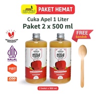 Paket Hemat Cuka Apel Premium Original| Cuka Apel With Mother Organik Premium Original 500 ml