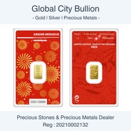 Argor-Heraeus 1 gram Gold Bar – Lunar Dragon 2024