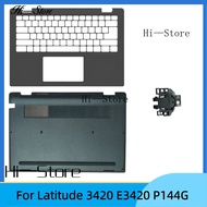 New For Latitude 3420 E3420 P144G Laptop Upper Palmrest Cover 04PX9K/Bottom Base Cover Lower Case 03