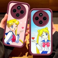 Wine Red Case for Xiaomi Redmi 14C Note 9 POCO C75 M2 Z-9 Sailor Moon