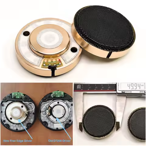 HiFi 50mm Headphone Driver For Denon AH D7200 D7100 D9200 D5200 D7000 D5000 D2000 D1200 D1100 D600 H