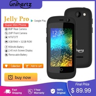 Unihertz Jelly Pro Quad Core Mini Smartphone 4G Android 8.1 3GB 32GB