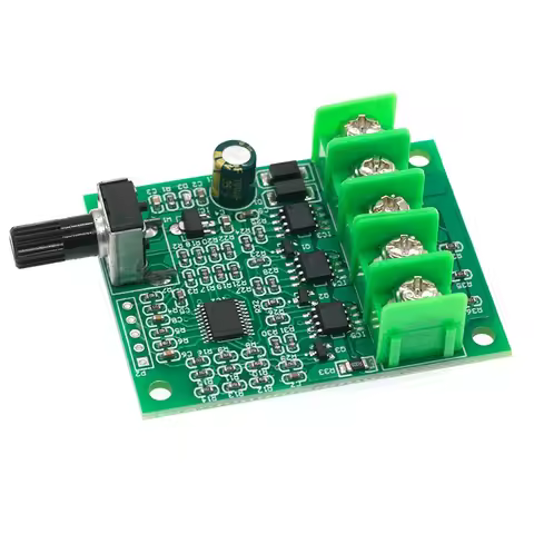 DC 6V-24V 12V Brushless Motor Driver Board BLDC Speed Controller 3 Phase Governor Hallless Switch Mo