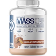 NutraOne Massone Mass Gainer Protein Powder Gain Mass Protein Meal Replacement (Chocolate Peanut But