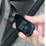 1pc Digital Air Pressure Gauge Tire Pressure Monitor Gauge Mini Tire Pressure Gauge With Keychain, P