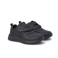 G-Max Velcro Black School Shoes for Primary | 207-02339 | Kasut Sekolah Hitam