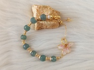 🍀 C304 - Natural Myanmar Jadeite Jade Bracelet 7mm++ (with certificate) 天然缅甸翡翠A货绿色手串 手链 7mm++ (附证书)