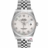 【大眾名錶】ROLEX 勞力士 16234 Datejust 白紀念數字面 原面未翻寫 錶徑36mm 大眾名錶B1239