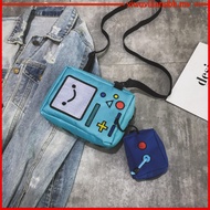 AVOCADD Small Bags, Adventure Time Cartoon Anime Crossbody Bag, Funny Double Soft BMO Robot Shoulder