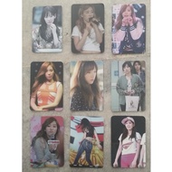 TAEYEON FANSITES PHOTOCARD 2010 ~ 2014