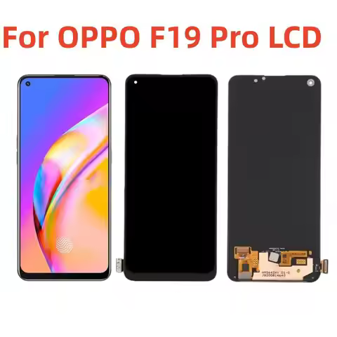 For OPPO F19 Pro LCD Display Touch Screen Digitizer Assembly Replacement 6.43" CPH2285 F19 Pro Scree