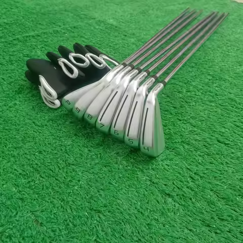 Men's 2025New 790 Golf Clubs silvery P790 Golf Irons Fourth generation 7pcs 4-9P R/S/SR Flex Steel/G