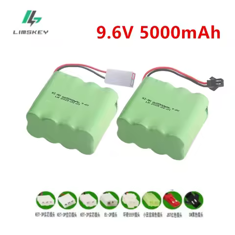 9.6V 5000mAh NI-MH battery Tamiya/JST/SM Plug for RC Toys Electric toys security lighting facilities