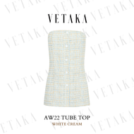 VETAKA AW22 Tube top (เสื้อเกาะอก กระดุมหน้า)