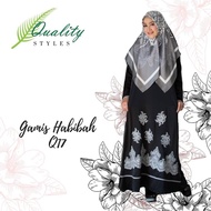 gamis brokat kombinasi