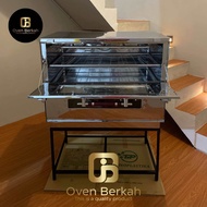 OVEN GAS STAINLESS UKURAN 90X55X70 CM / API ATAS BAWAH FULLSET