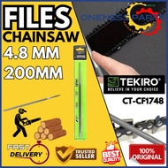 TEKIRO /Chainsaw Files  4.8x200mm / Chain Saw Files 5.5 x 200mm