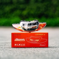 Pha đèn led 2 tầng ZHIPAT xe Wave ZX Wave nhỏ 2 bóng