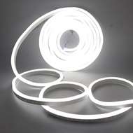 Flexible LED Tape 110V 220V Flex Neon Rope+Dimmer Neon Tube Waterproof Indoor Outdoor Neon Sign 2835 120 Leds Strip Light Decor