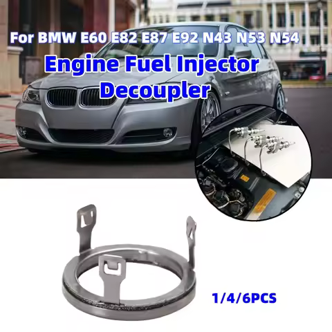 1/4/6PCS Engine Fuel Injector Decoupler For BMW N43 N53 N54 N56 Car Injector Gasket Retro-Coupling E