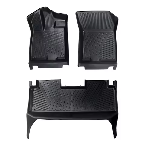 All Weather Full Set 5D 3D TPE Car Carpet Floor Mats Easy to Clean Wear-resistant Designed for Trump