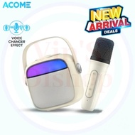 Speaker Bluetooth Karaoke Acome A9 RGB + Mic Karaoke Wireless