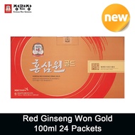 CHEONG KWAN JANG Korean Red Ginseng Won Gold 100ml 24 Packets