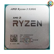 Used AMD Ryzen 3 5300G R3 5300G 4GHz Four-Core Eight-Thread 65W CPU Processor L3=8M 100-0000002 LR2