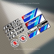 Suitable for GSX 250 1,000R ECSTAR Motorcycle Body Car Sticker Fuel Tank Sticker Waterproof Decorati
