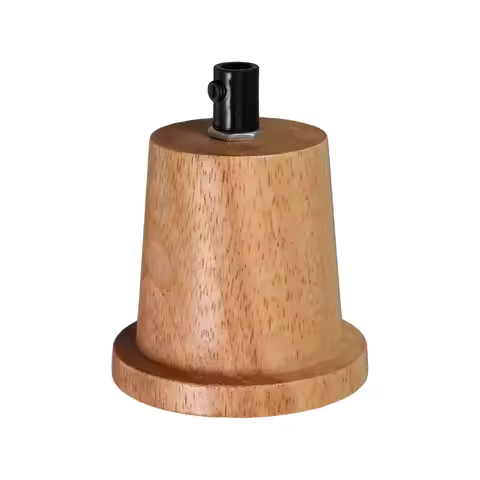 Retro Wooden Lamp Holder E27 Wood Craft Chandelier Light Socket Ceiling Pendant Base Diy Kit Bulb Mo