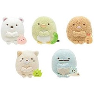 San-X Tenori Plush Sumikko Gurashi 5 types set  JAPAN NEW