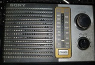 古董 Sony AM FM  Radio portable transistor battery analogue 可攜式電池 電晶體收音機 3W