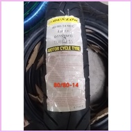 ◙ ◹ ㍿ MOTORCYCLE TIRE DUNLOP TUBELESS TIRE 70/90-14 80/80-14 80/90-14 90/80-14 90/90-14 100/70-14