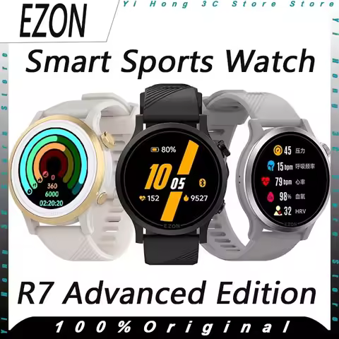 EZON R7 Advanced Edition Sports Watch GPS Heart Rate Sleep Monitor Running Marathon Swimming Smart W