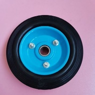 Trolley wheel 6"biru