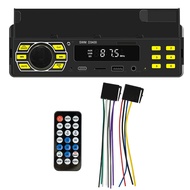1Set 4 Channel 45W Bluetooth Car Radio Car MP3 Player Plug-in U Disk Car Radio with Cell Phone Holder Function for Car