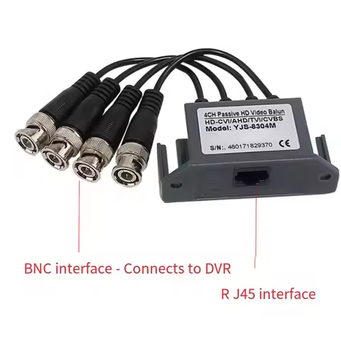 B04C-4-Way Coaxial HD Transmitter For CCTV/Surveillance Camera Trend 4-Channel Video Balun BNC UTP C