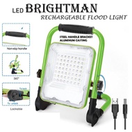 BRIGHTMAN LED FLOOD LIGHT SPOT 50W / INDOOR / OUTDOOR IP65 RECHARGEABLE PORTABLE WITH EMERGENCY LIGH