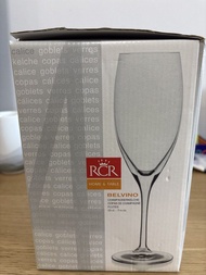 意大利製 RCR 香檳酒杯 4隻