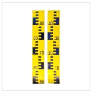 🔴สินค้ามาใหม่🔴 แผ่นวัดน้ำ CST ( Staff Gauge ) แบบลาด แผ่นตรง 1 ม. / ได้ 2 แผ่น  ต่อแผ่น ละ 1500     
