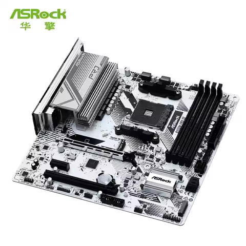 ASRock B550M PRO SE/B450M-HDV R4 desktop computer 5v3 pin white gaming AMD AM4 motherboard Ryzen 550