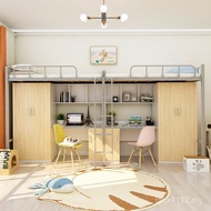 Wardrobe Conjoined Desk Bed Bed Apartment Bed Single Combination Student Bed Dormitory University Do