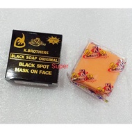 K.BROTHERS BLACK SOAP ORIGINAL / BLACK SPOT MASK ON FACE