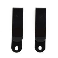 [LUMY] 2pcs Iron Black Sheath Belt Clip Metal Manganese steel Spring Hook Buckle