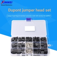 2.54mm Dupont Plastic Shell Jumper Head Dupont Terminal Connector Shell with Terminal Kit 620pcs