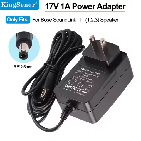 17V 1A Charger For Bose Soundlink I II III / 1 2 3 Wireless Mobile Speaker for Portable Speaker 4046