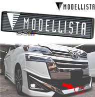 เพจโลโก้ ติดตรงลิ้น แต่งหน้ากันชนรถยนต์ โตโยต้าTOYOTA MODELLISTA EMBLEM LOGO alphard vellfire passo 